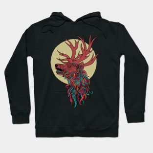 Deer Ornate Hoodie